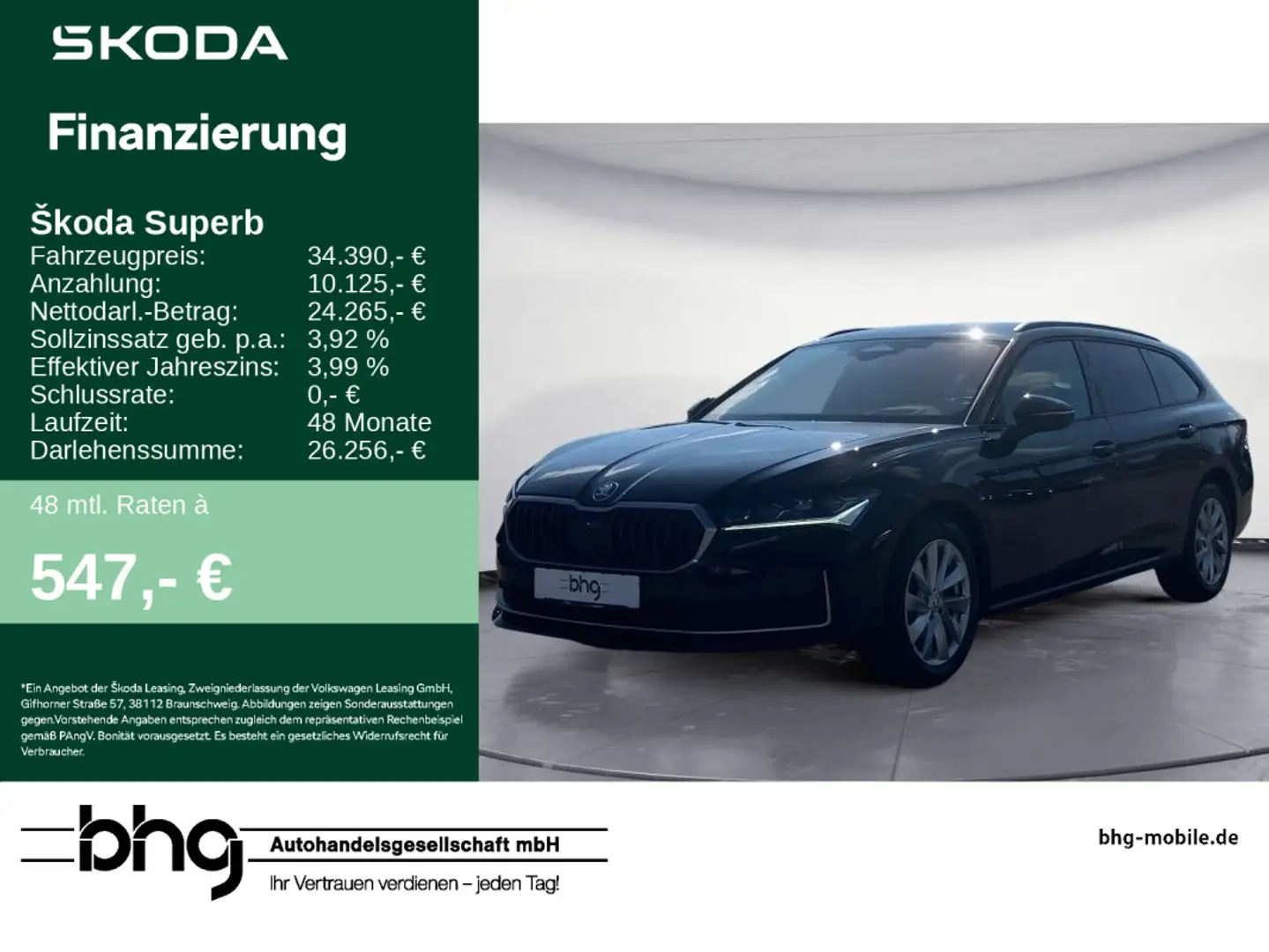 Skoda Superb Combi 2.0 TDI DSG Selection Noir - 1