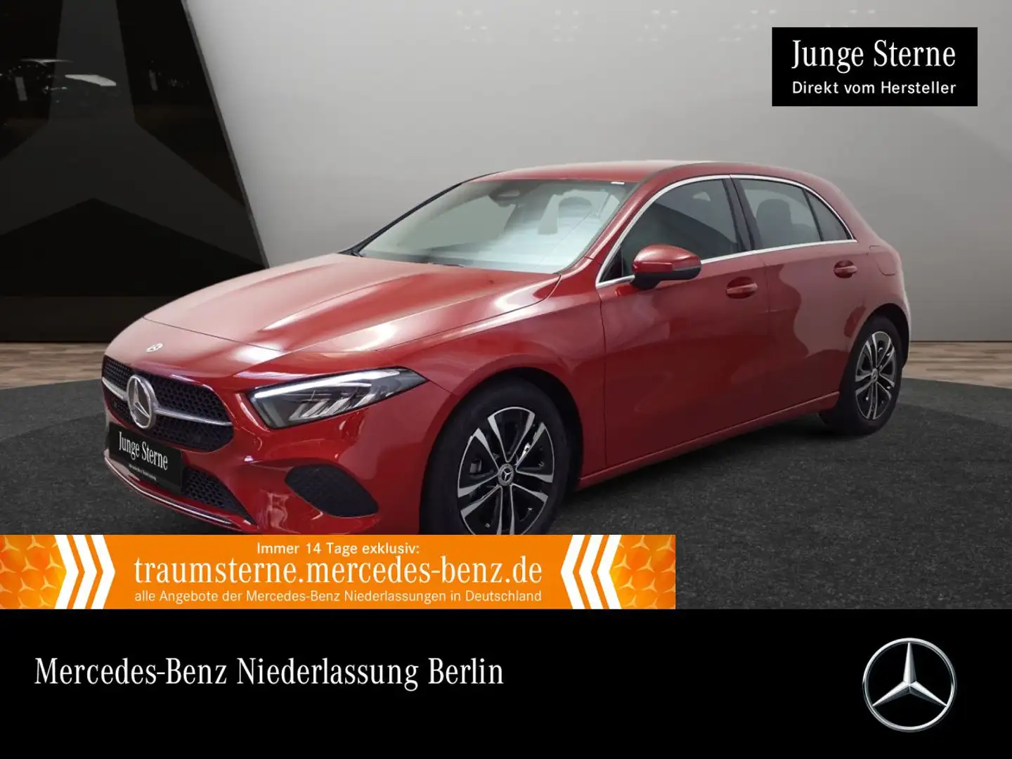 Mercedes-Benz A 200 PROGRESSIVE+LED+KAMERA+7G Rot - 1