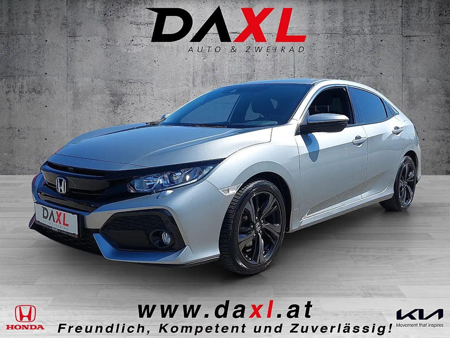 Honda Civic 1,0 VTEC Turbo Elegance Argento - 1