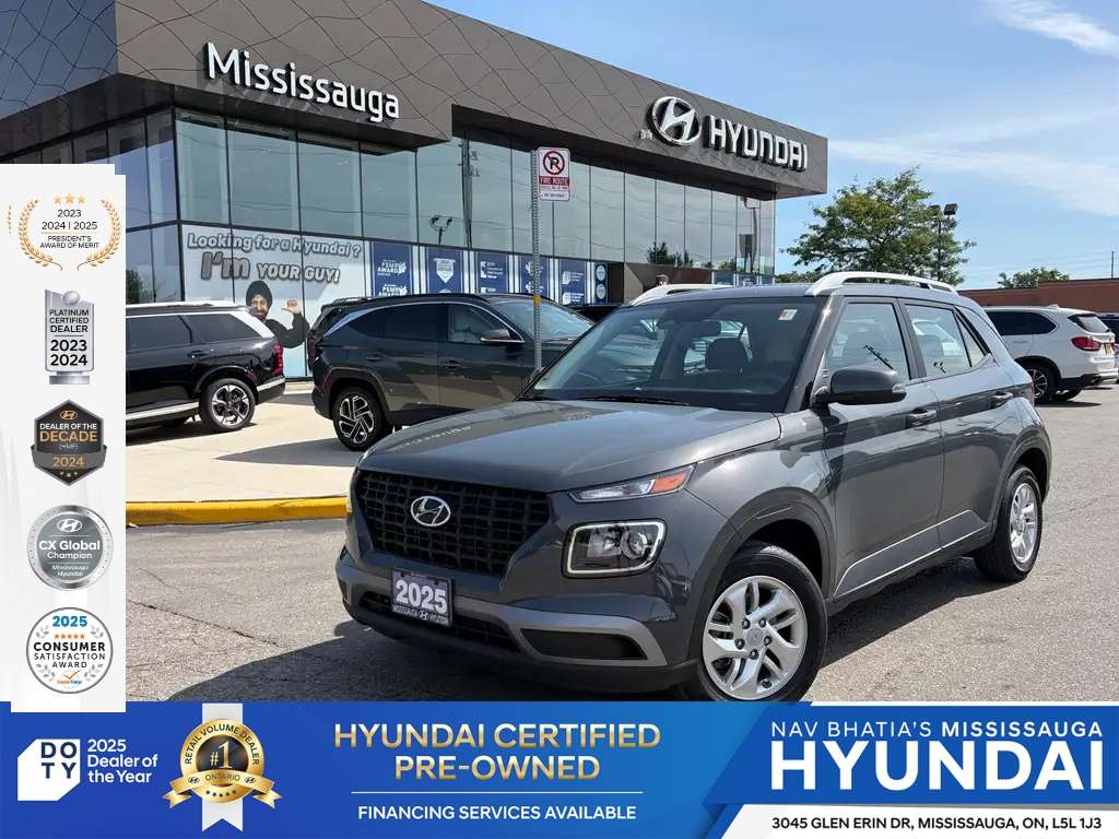 Gray 2025 Hyundai Venue SUV / Crossover Front-Wheel Drive Automatic