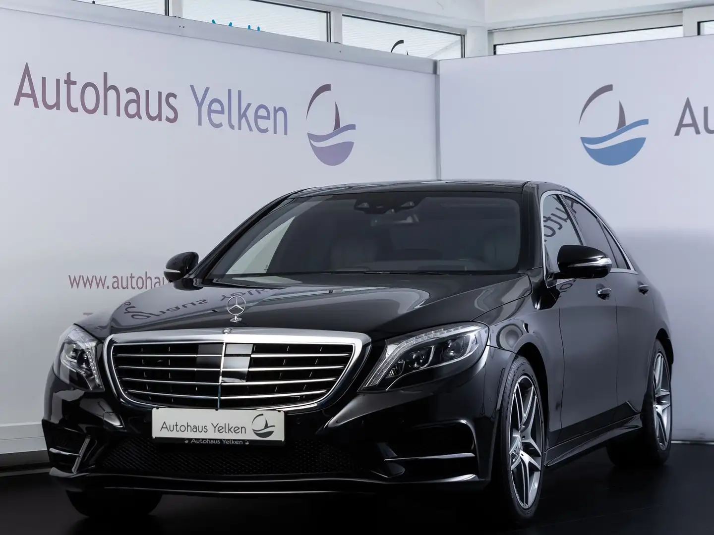 Mercedes-Benz S 400 Hybrid AMG-LINE *DISTR*LEDER*HUD*PANO*360° Schwarz - 1