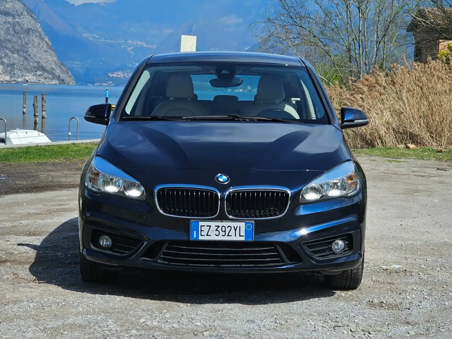 BMW 218 218d Active Tourer PELLE BEIGE Blu/Azzurro - 2