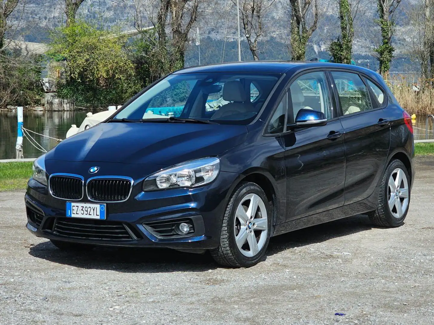 BMW 218 218d Active Tourer PELLE BEIGE Blu/Azzurro - 1