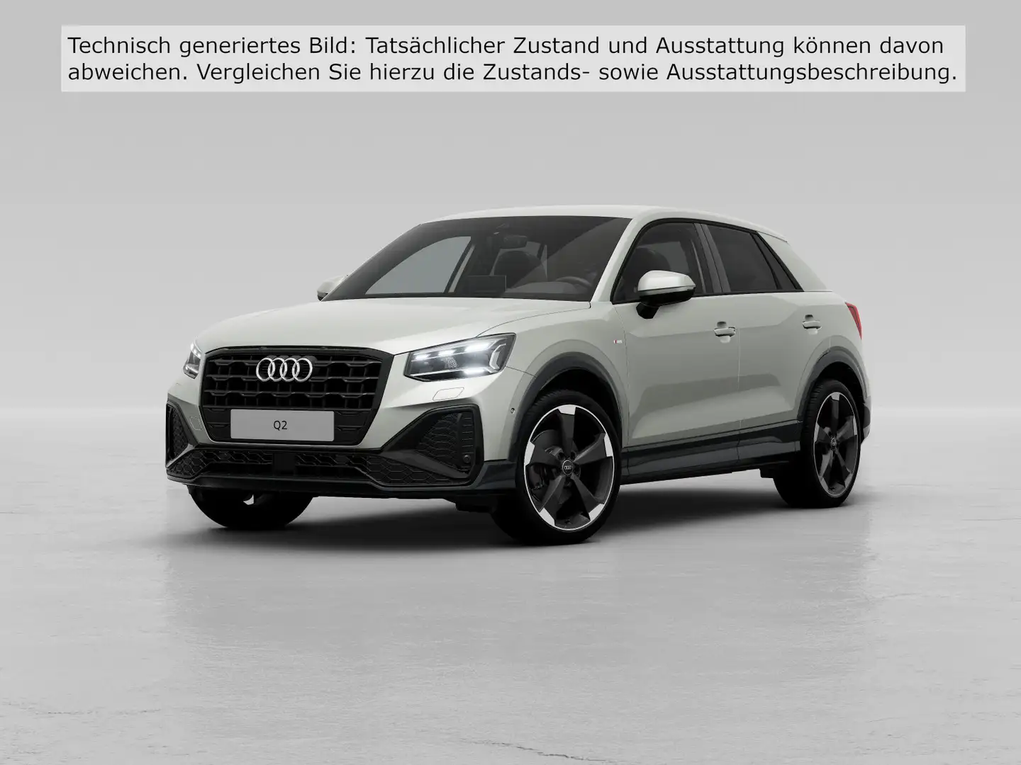 Audi Q2 35 TDI 2x S LINE NP57 LM19 LEDER ST.HEIZ MATR Silber - 2