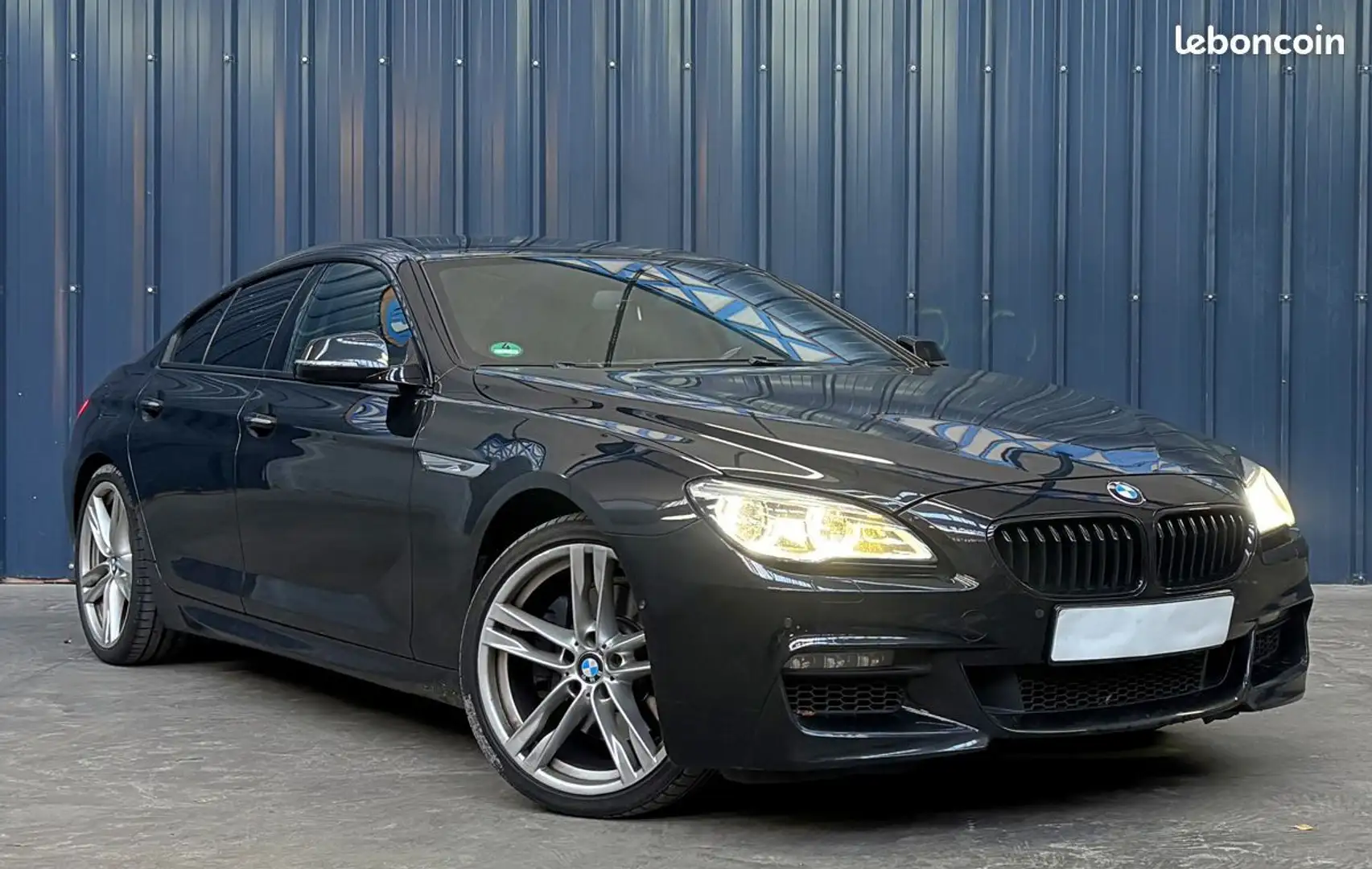 BMW 640 640 i phase 2 3.0 320ch PACK M BVA8 Garantie 1 An Full option Affichage tête haute Carplay Toit ouvrant Zwart - 1