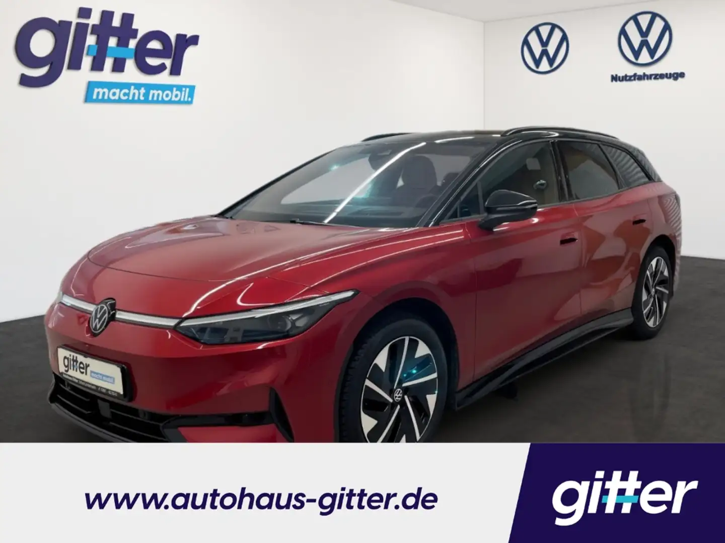 Volkswagen ID.7 Tourer Pro AHK MATRIX R.CAM 20''WÄRMEPUMPE NAVI Rojo - 1