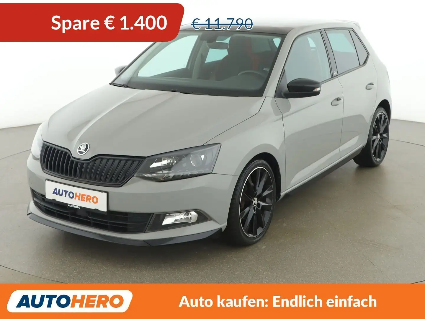 Skoda Fabia 1.2 TSI Monte Carlo *TEMPO*KLIMAAUTO*BT*PANO* Grau - 1