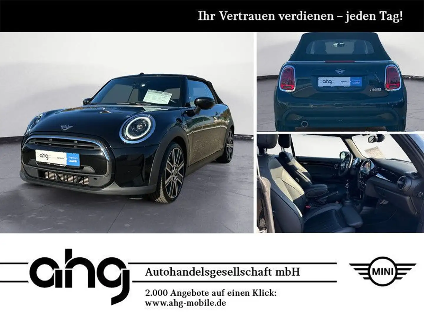 MINI Cooper Cabrio MINI Yours Trim Klimaautomatik Spo Schwarz - 1