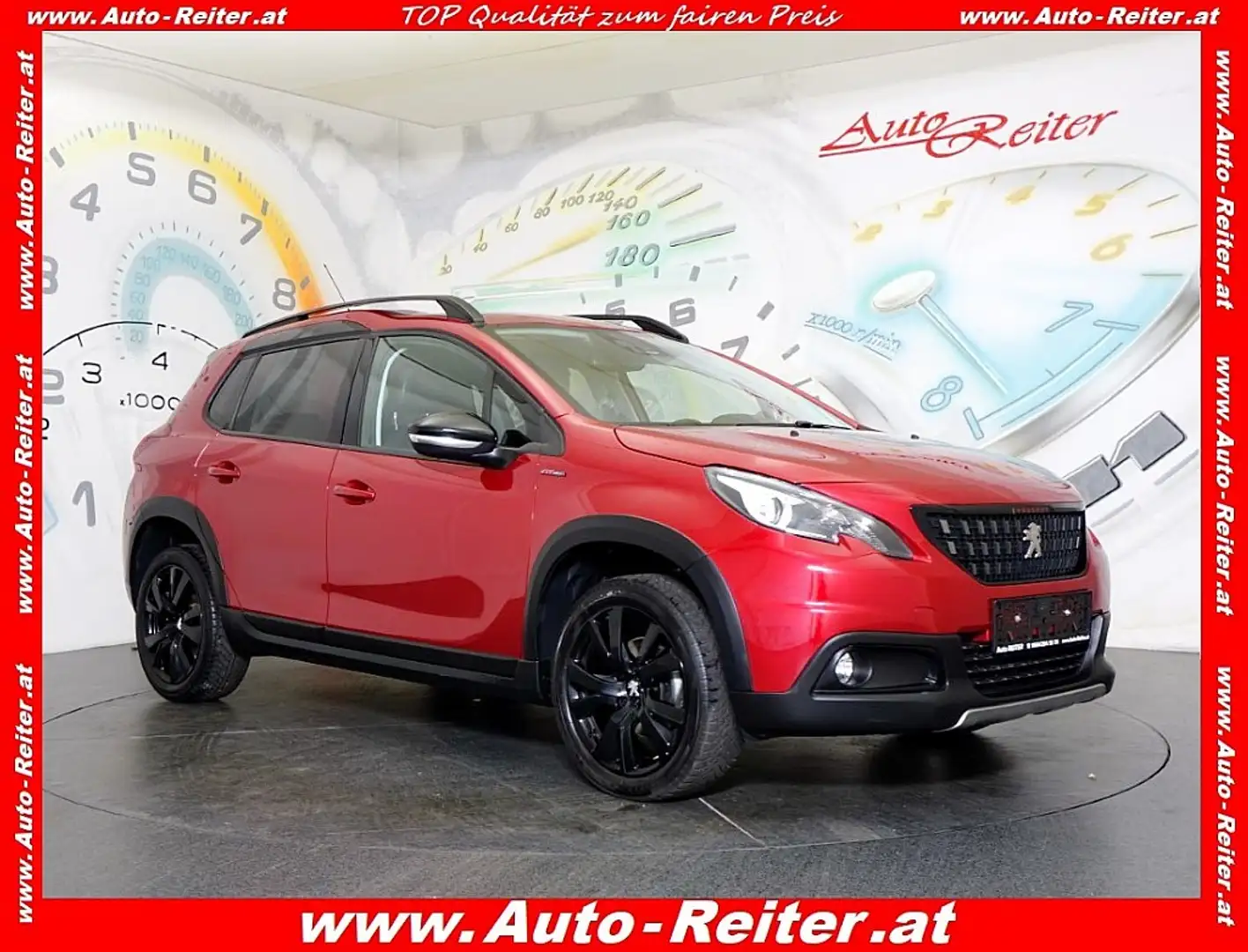 Peugeot 2008 1,2 PureTech 110 S&S GT Line *TEILLEDER, NAVI, ... Rouge - 1