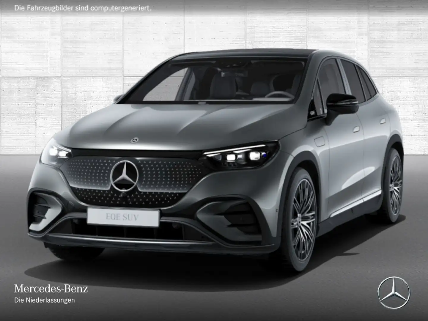 Mercedes-Benz EQE SUV EQE 350 AMG+NIGHT+PANO+360+BURMESTER+KEYLESS Gris - 2