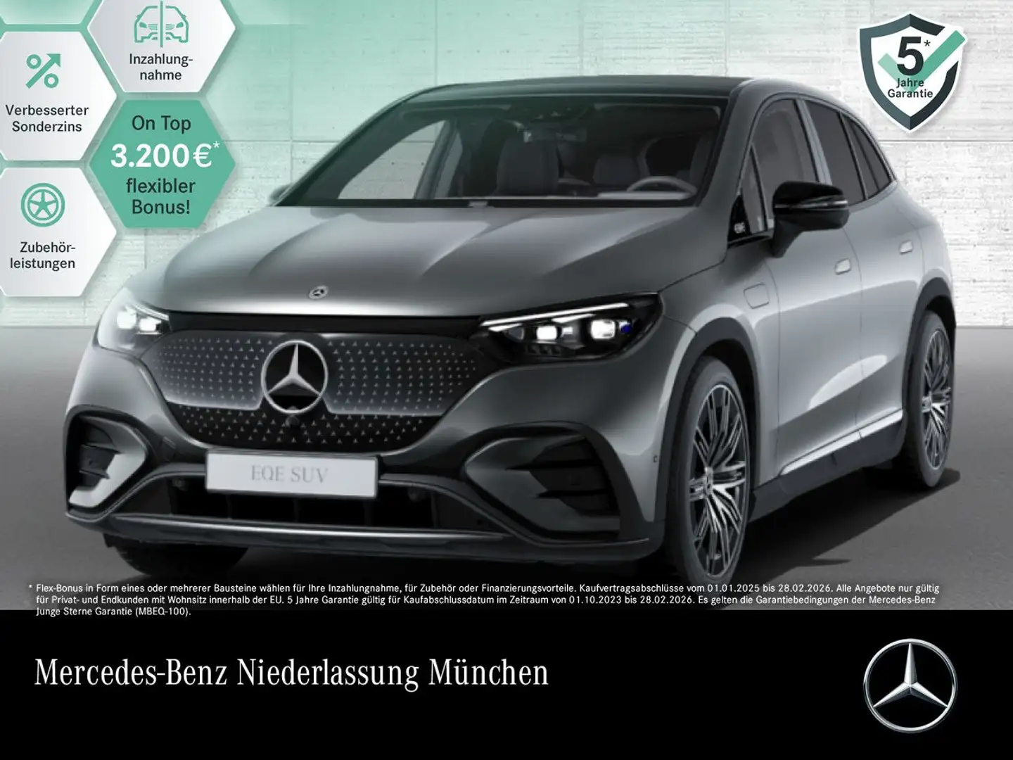 Mercedes-Benz EQE SUV EQE 350 AMG+NIGHT+PANO+360+BURMESTER+KEYLESS Gris - 1