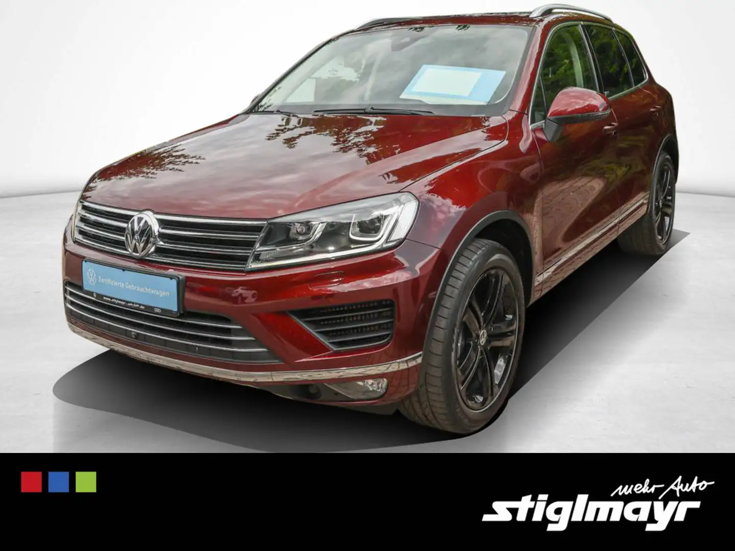 Volkswagen Touareg Executive Edition 3.0 TDI AHK+Bi-Xenon Rojo - 1