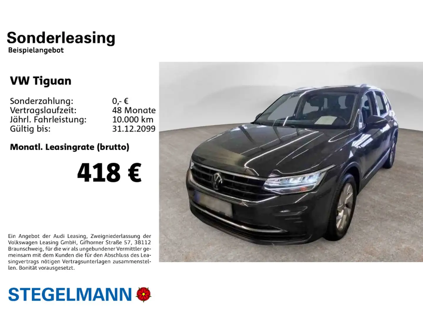 Volkswagen Tiguan 2.0 TDI Active *LED*AHK*Navi*Kamera* Gris - 2