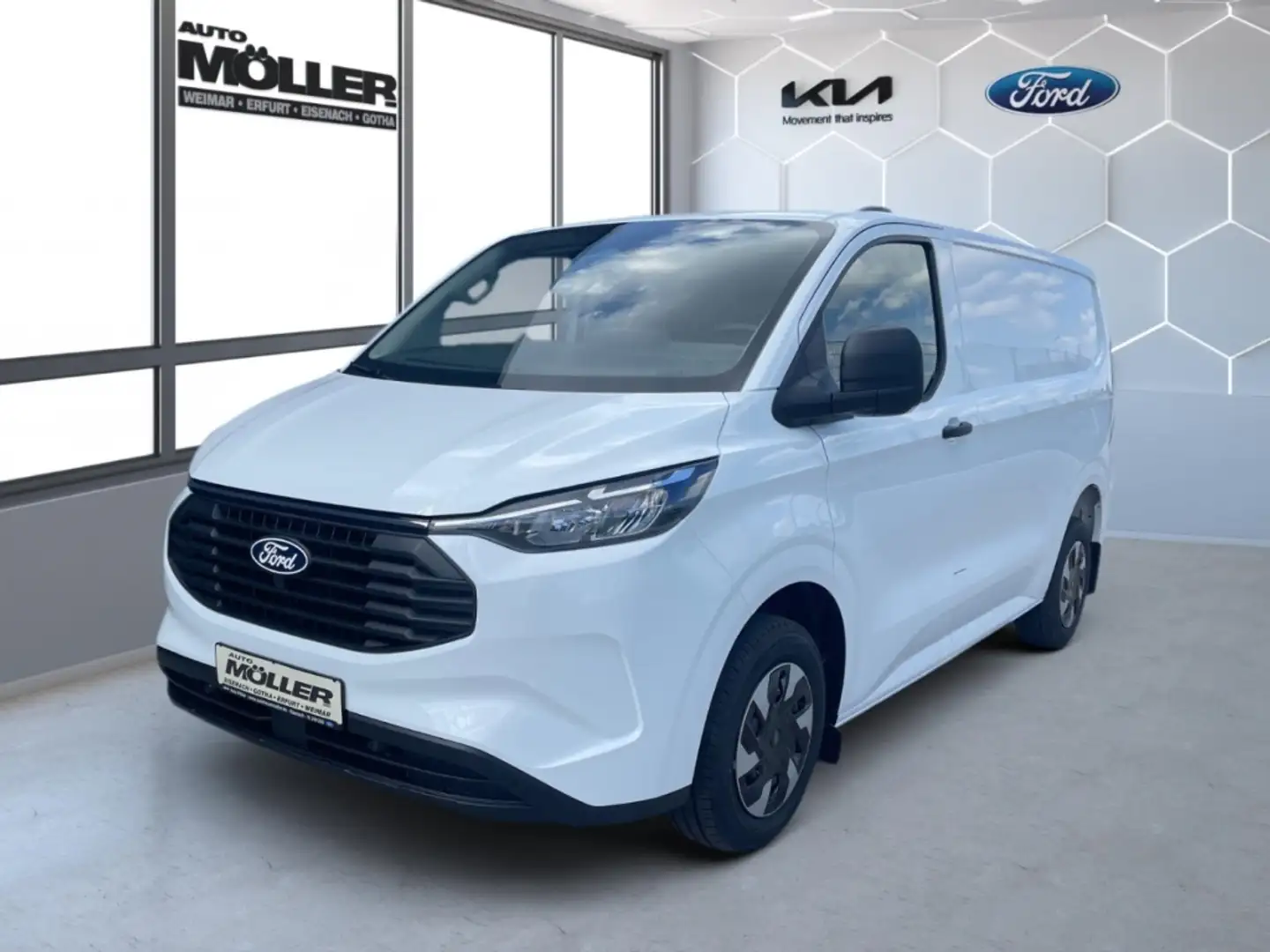 Ford Transit Custom 2.5 PHEV Trend Navi Rückfahrkam. Klimaautom Weiß - 2