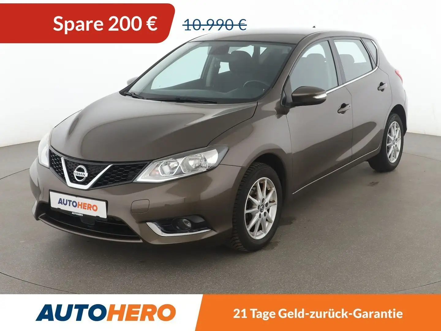 Nissan Pulsar 1.2 Acenta *NAVI*TEMPO*SHZ*ALU*LIMITER* Marrón - 1