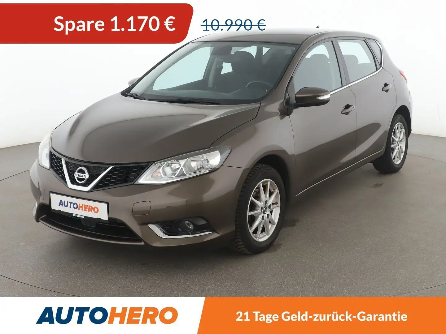 Nissan Pulsar 1.2 Acenta *NAVI*TEMPO*SHZ*ALU*LIMITER* Braun - 1