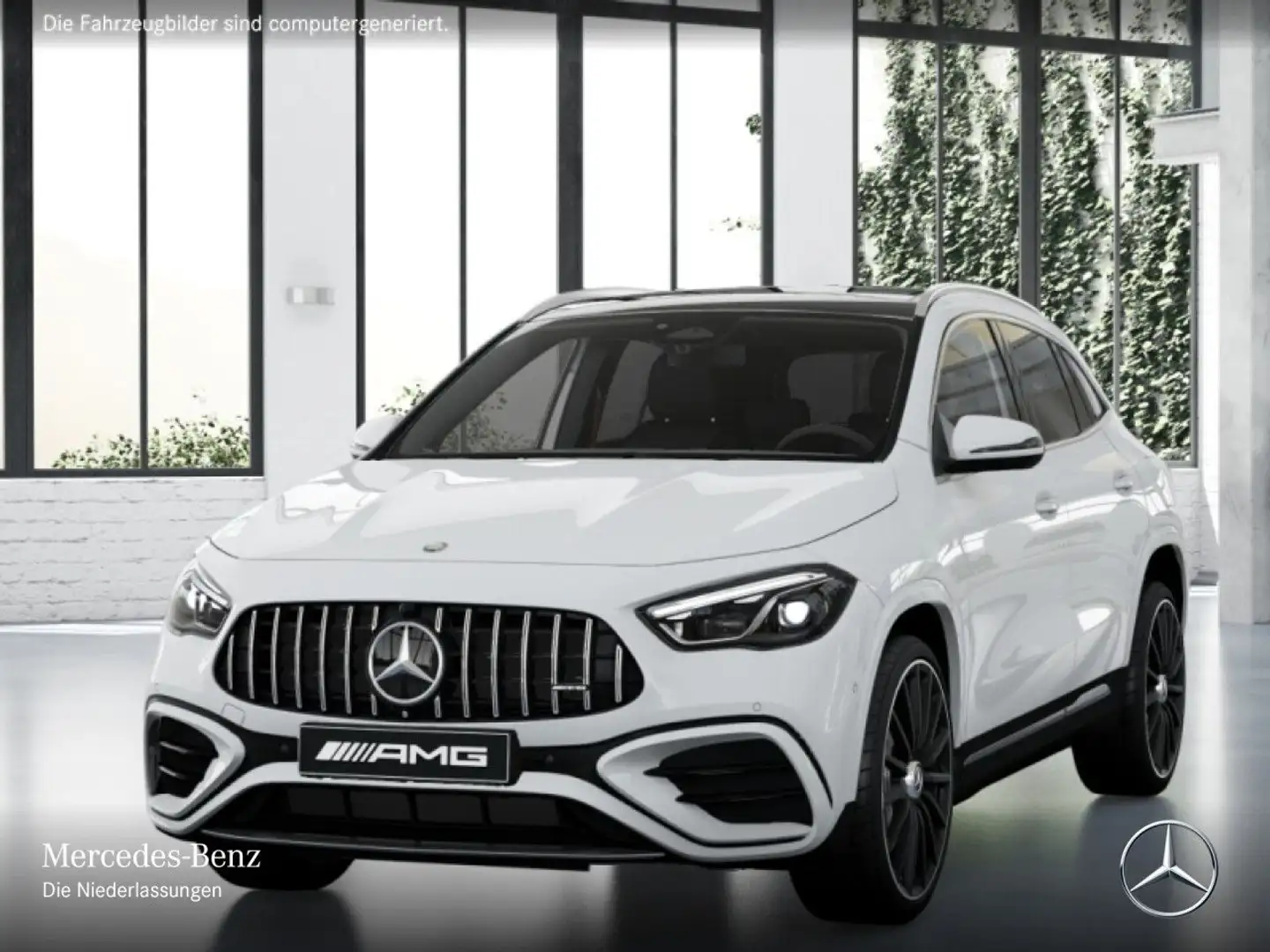 Mercedes-Benz GLA 35 AMG GLA 35 4M AMG+PANO+MULTIBEAM+BURMESTER+KAMERA+TOTW Weiß - 2