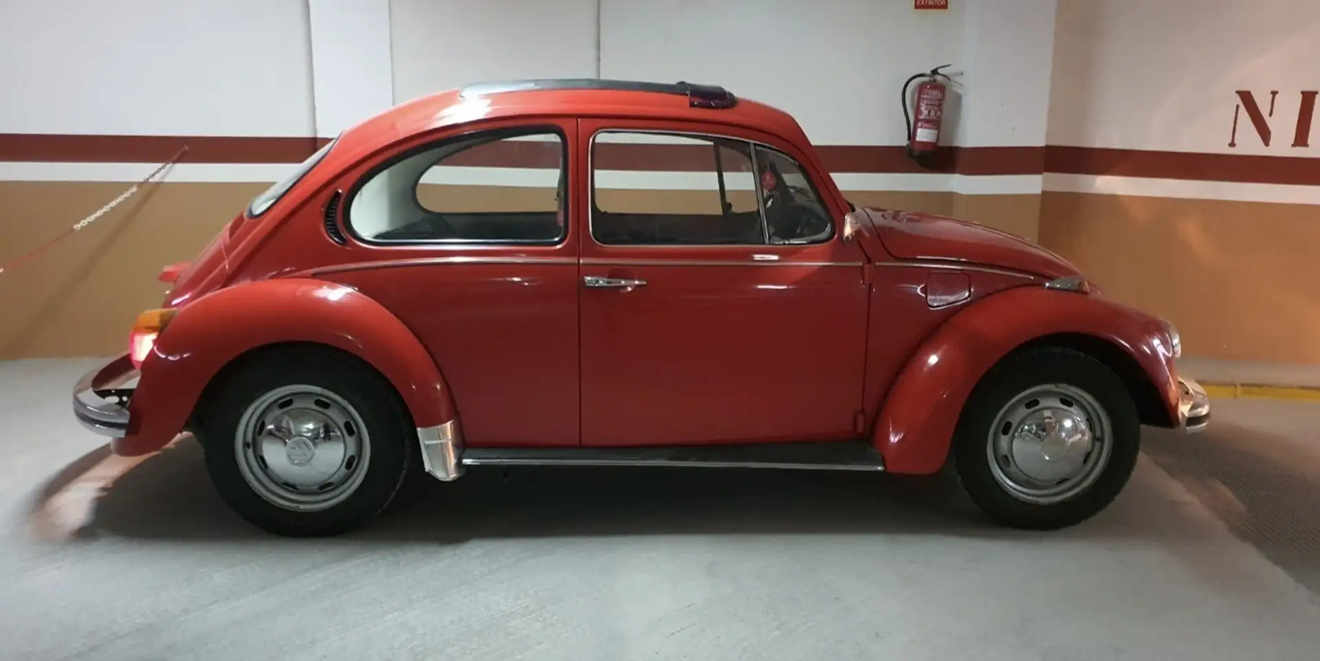 Volkswagen Escarabajo vw sunroof Czerwony - 1