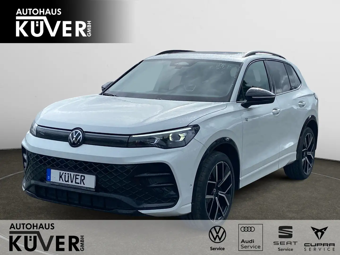 Volkswagen Tiguan R-Line 2,0 TSI DSG 4M+Pano+AHK+Matrix+ACC Weiß - 1