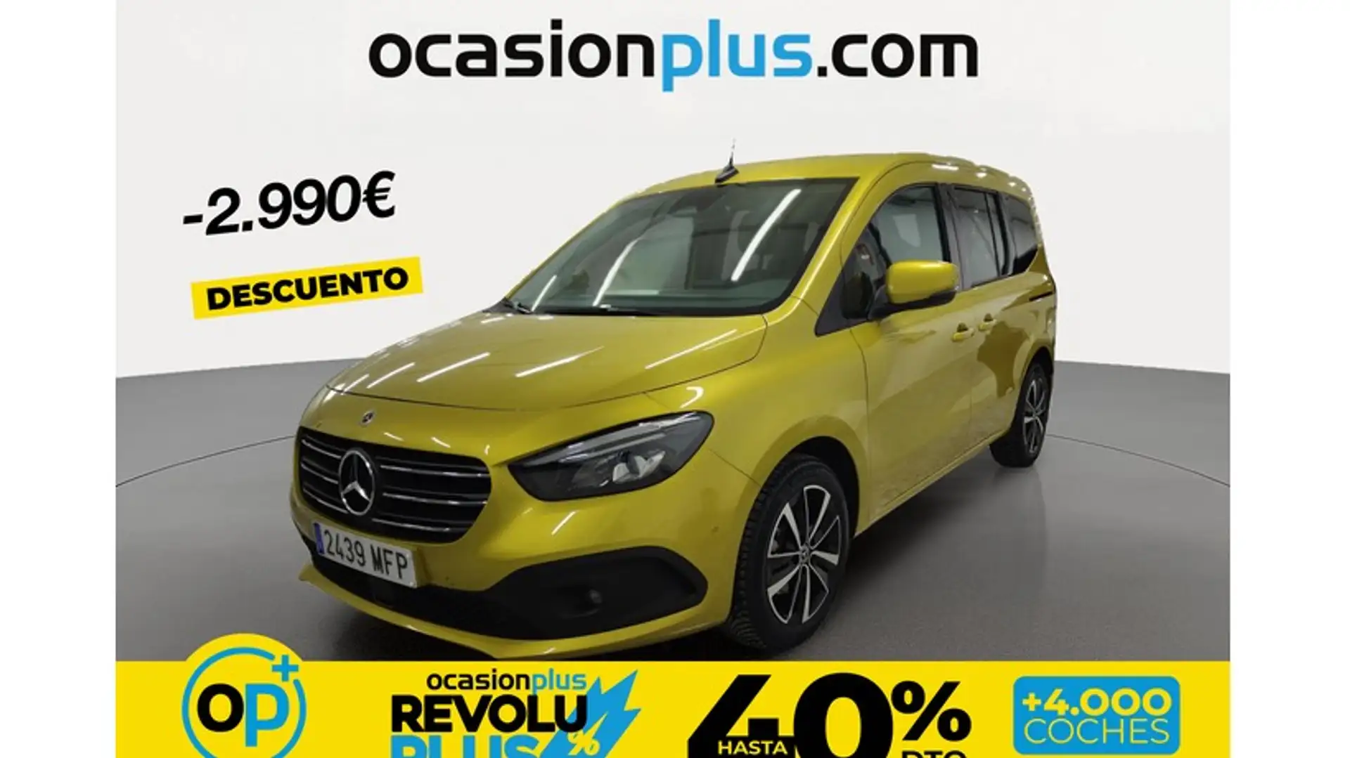 Mercedes-Benz Clase T 180 7G-DCT Amarillo - 1