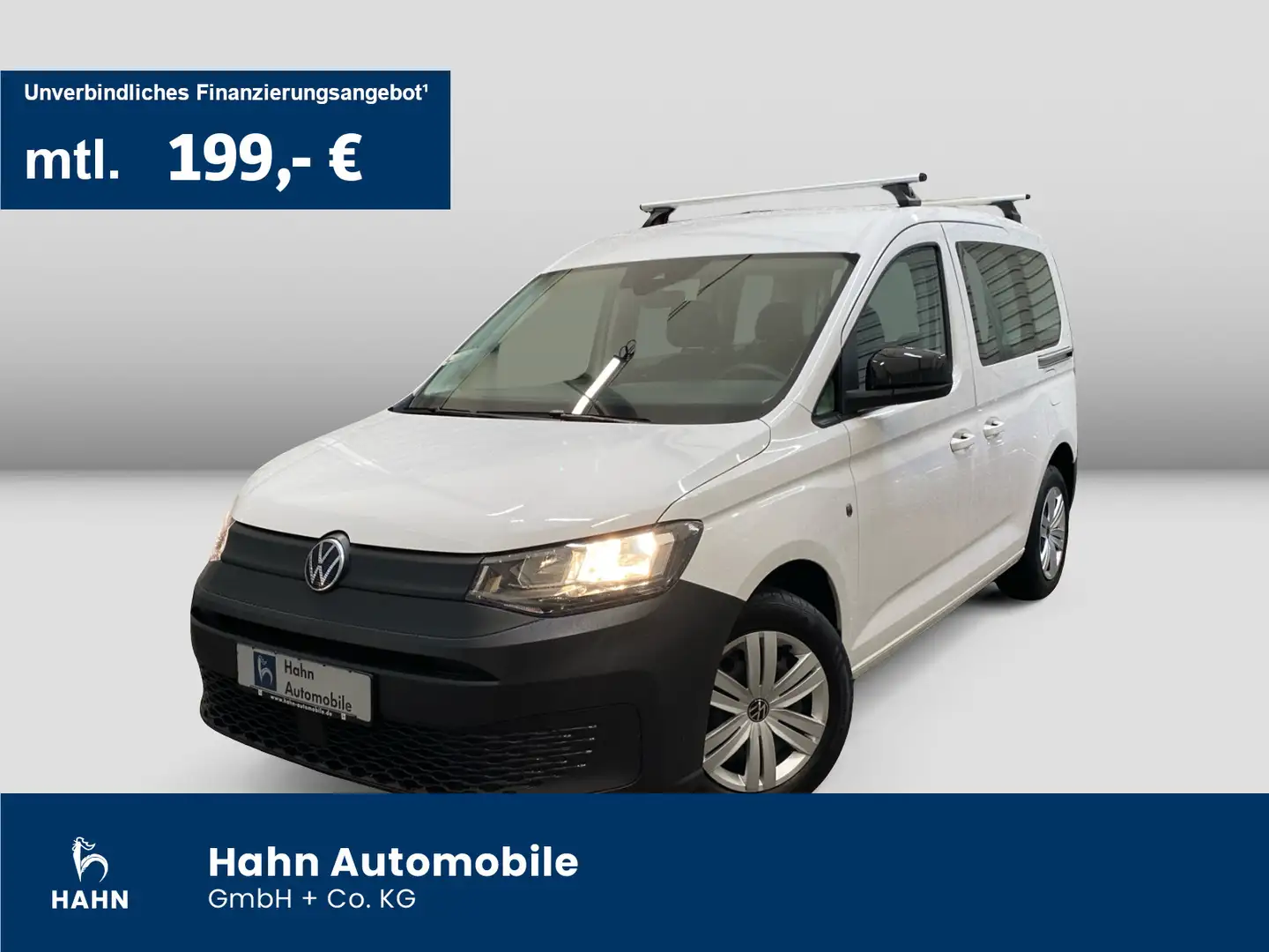 Volkswagen Caddy 2.0 TDI AHK PDC Klima Weiß - 1
