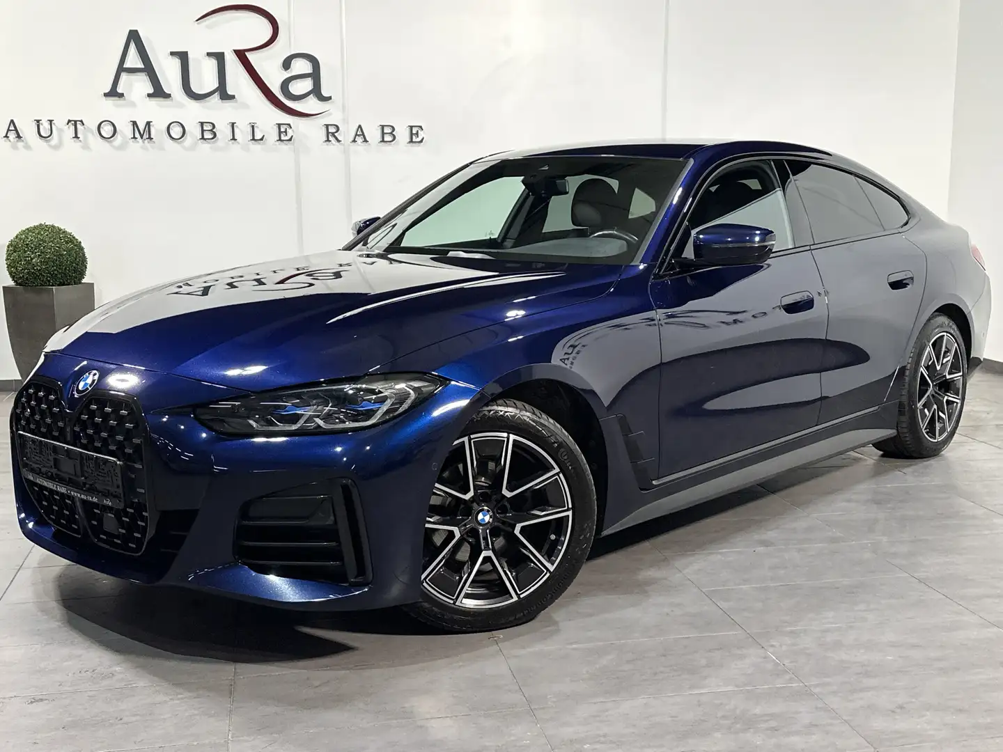 BMW 420 M-Sport NAV+LED+AHK+ACC+H&K+18ZO Blau - 2