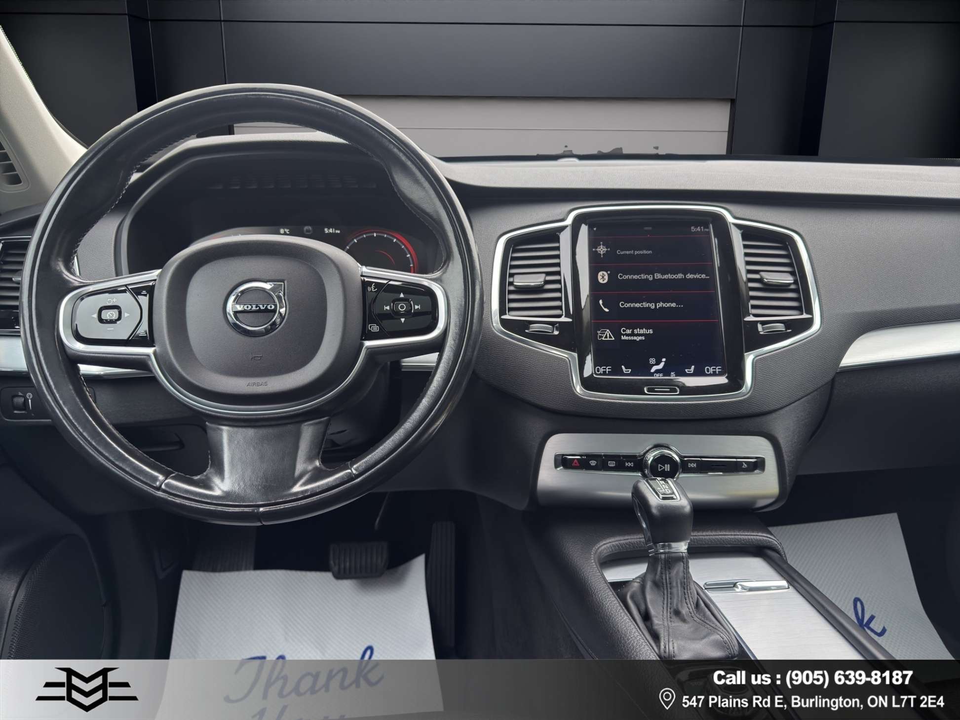 2017 Volvo XC90 T6 Momentum 7-Passenger AWD - BLACK ON BLACK !! thumb 21