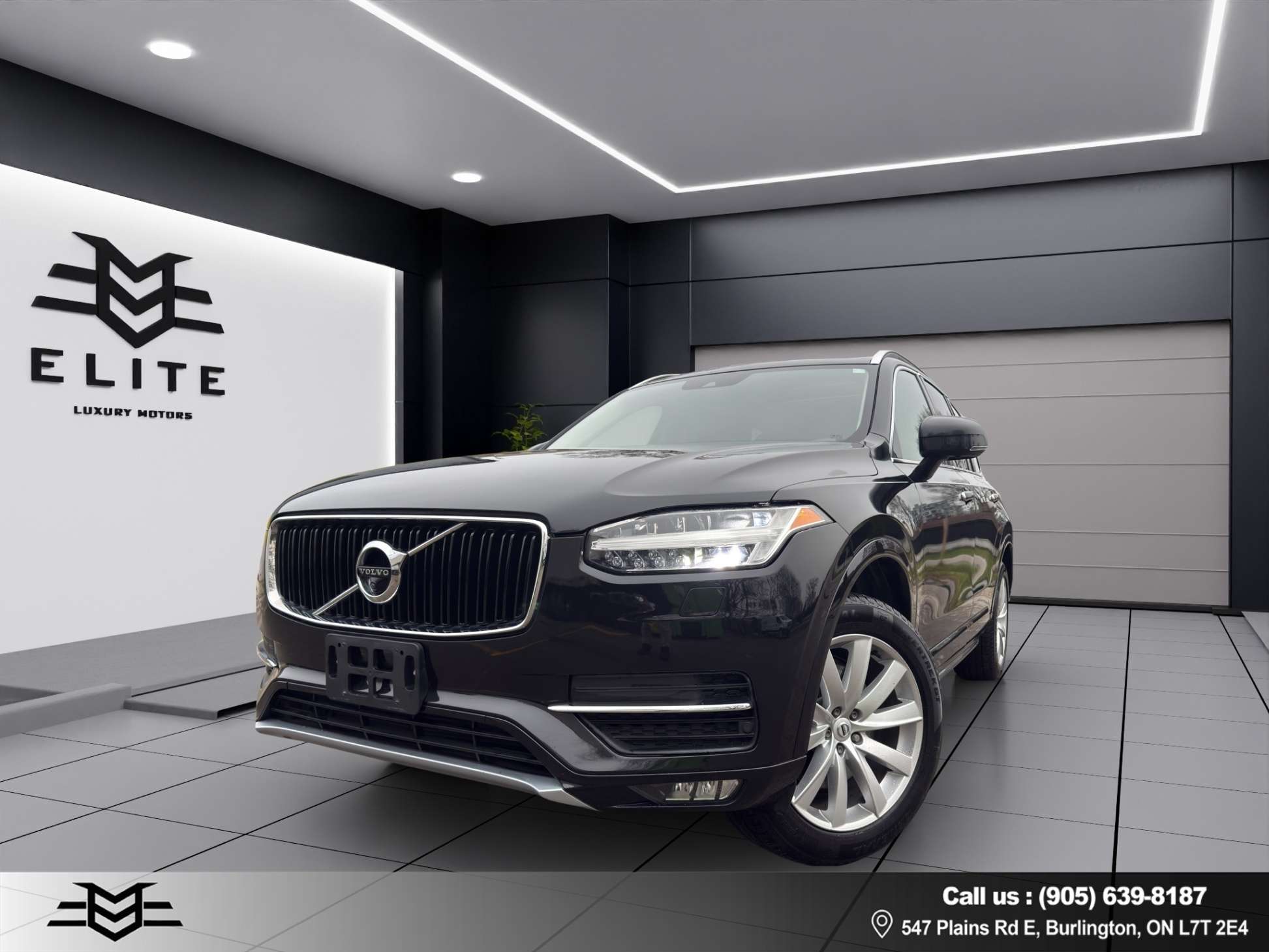 2017 Volvo XC90 T6 Momentum 7-Passenger AWD - BLACK ON BLACK !! thumb 12