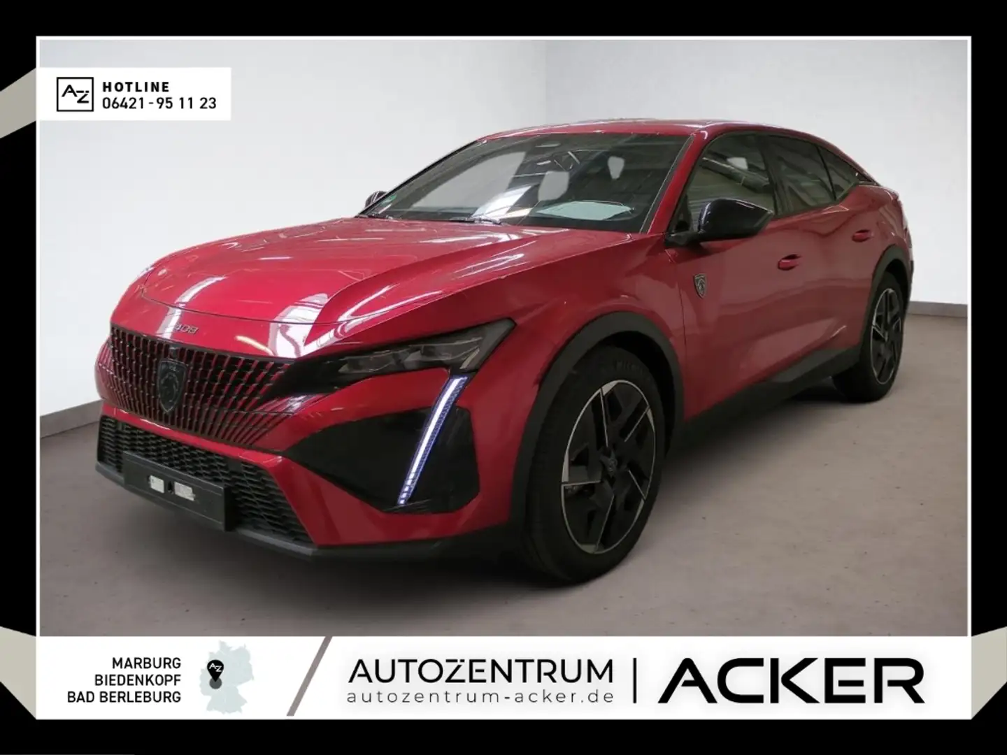 Peugeot 408 136 Hybrid 145 GT AT. 360Kamera/ACC/LED -47%* Rot - 1