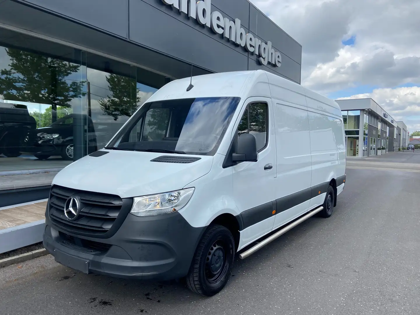 Mercedes-Benz Sprinter 315 airco bluetooth houten vloer zijwand  30150 ex Wit - 2