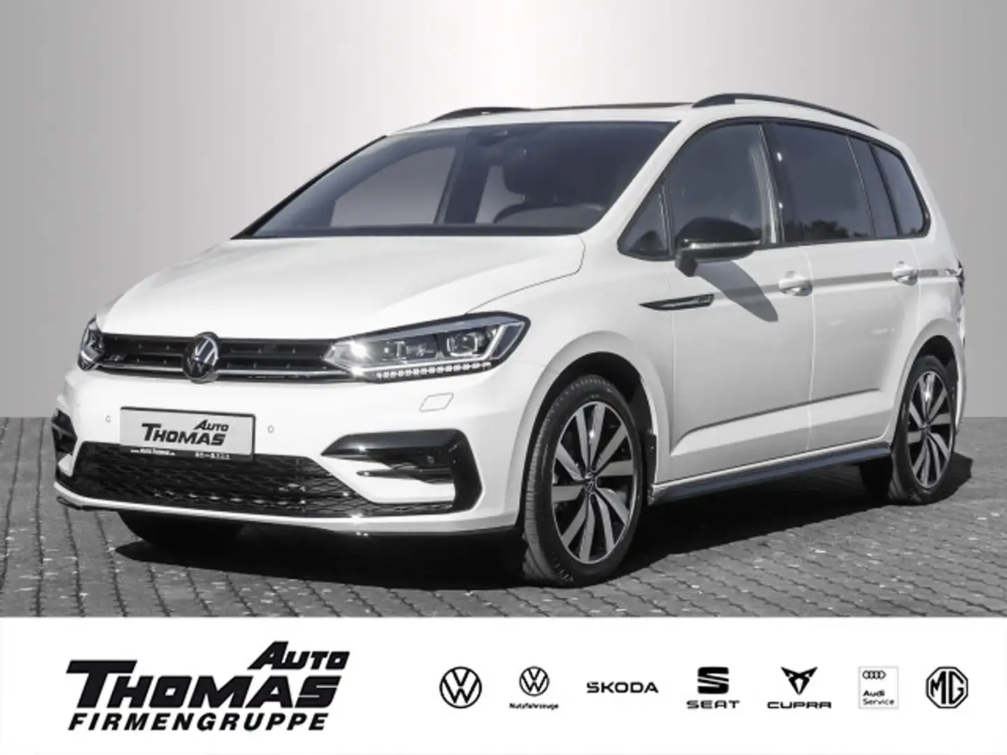 Volkswagen Touran Highline 1,5 l TSI 15 Highline DSG AHK Re Weiß - 1