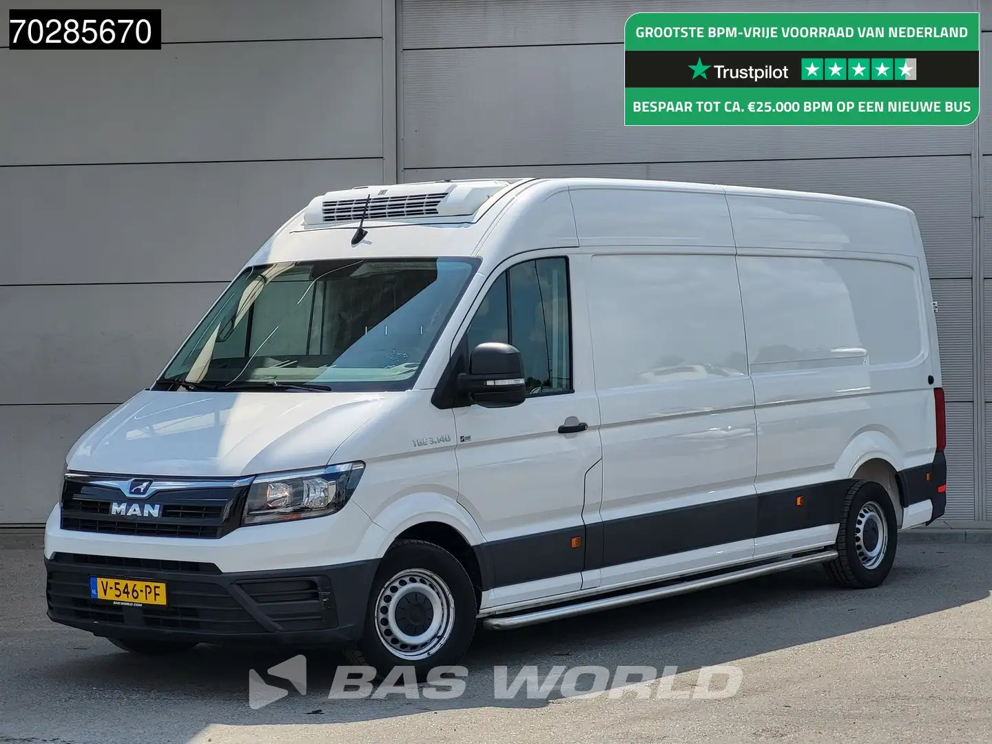 MAN TGE 3.140 Bi Temp Koelwagen Vriezer Themo King V-300 M Blanc - 1