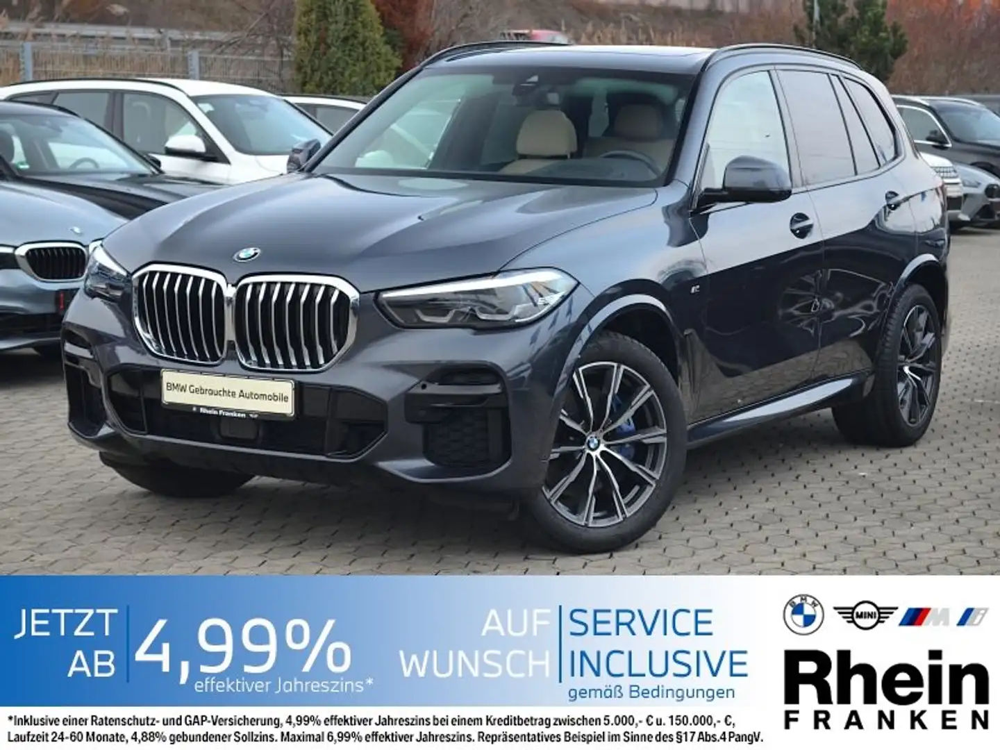 BMW X5 xDrive30d M Sport LiveCptProf.Head-Up.Pano Grau - 1
