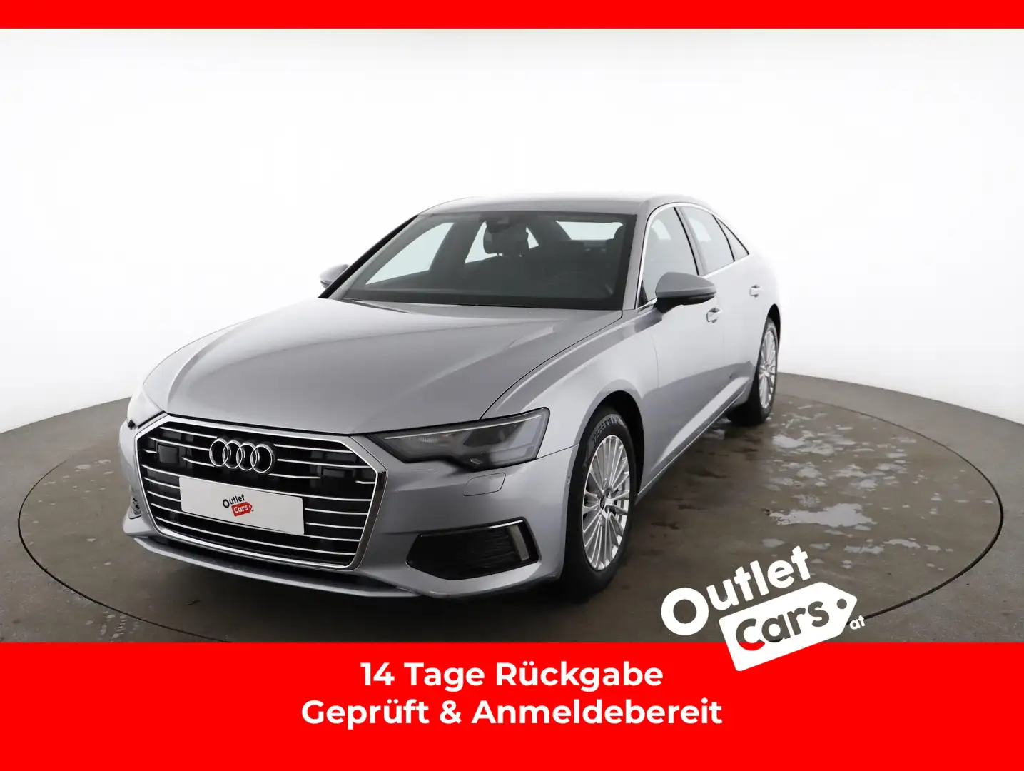 Audi A6 40 TDI design Aut. LED+LEDER+NAVI+RADAR+ASSIST Silber - 1