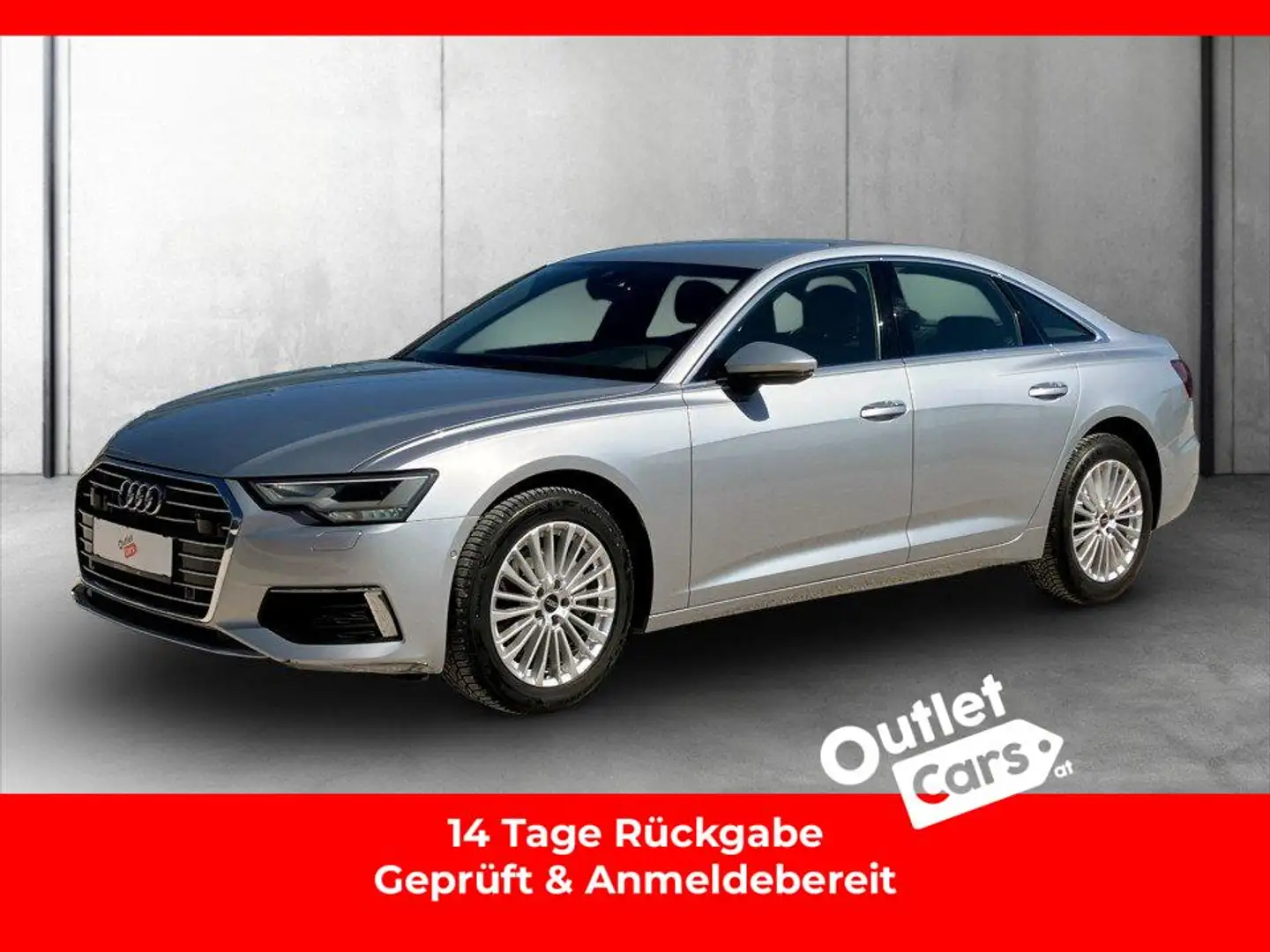 Audi A6 40 TDI design Aut. LED+LEDER+NAVI+RADAR+ASSIST Silber - 1