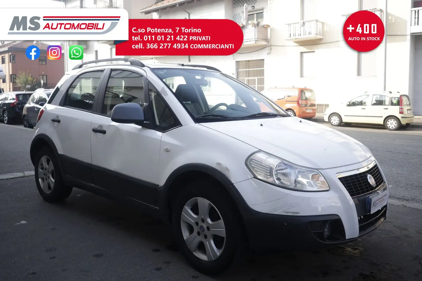 Fiat Sedici FIAT Sedici 1.6 16V 4x4 Experience 79KW ANNO 2007 Wit - 1