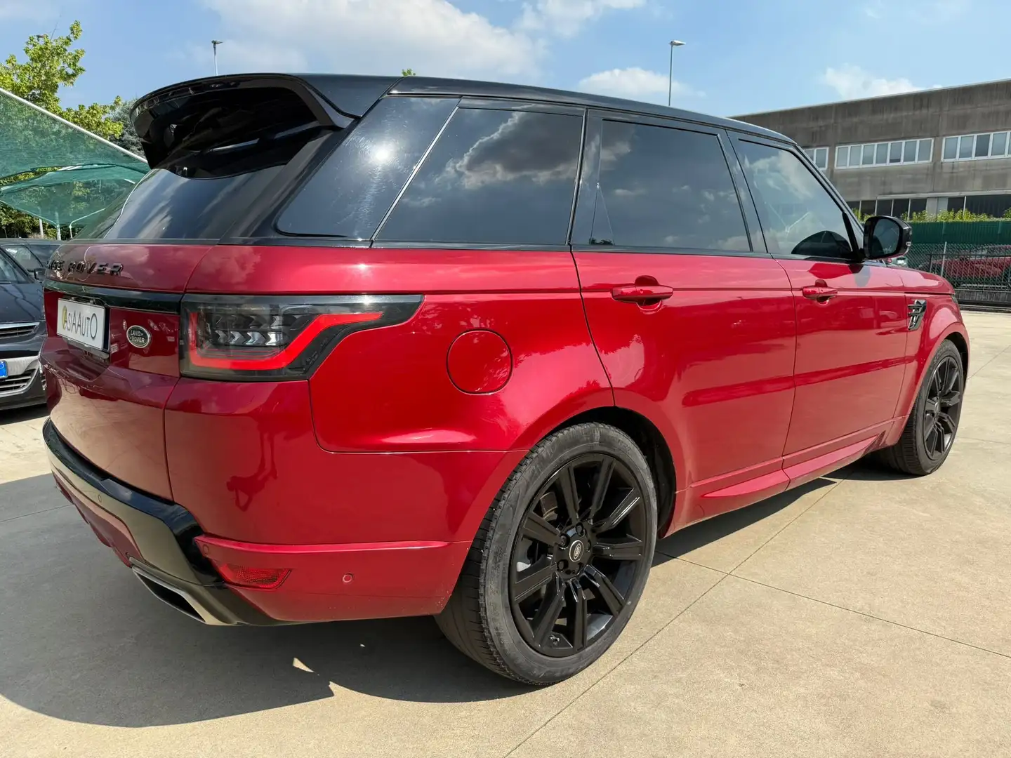 Land Rover Range Rover Sport 3.0 tdV6 HSE 249cv unico-propr Rouge - 1