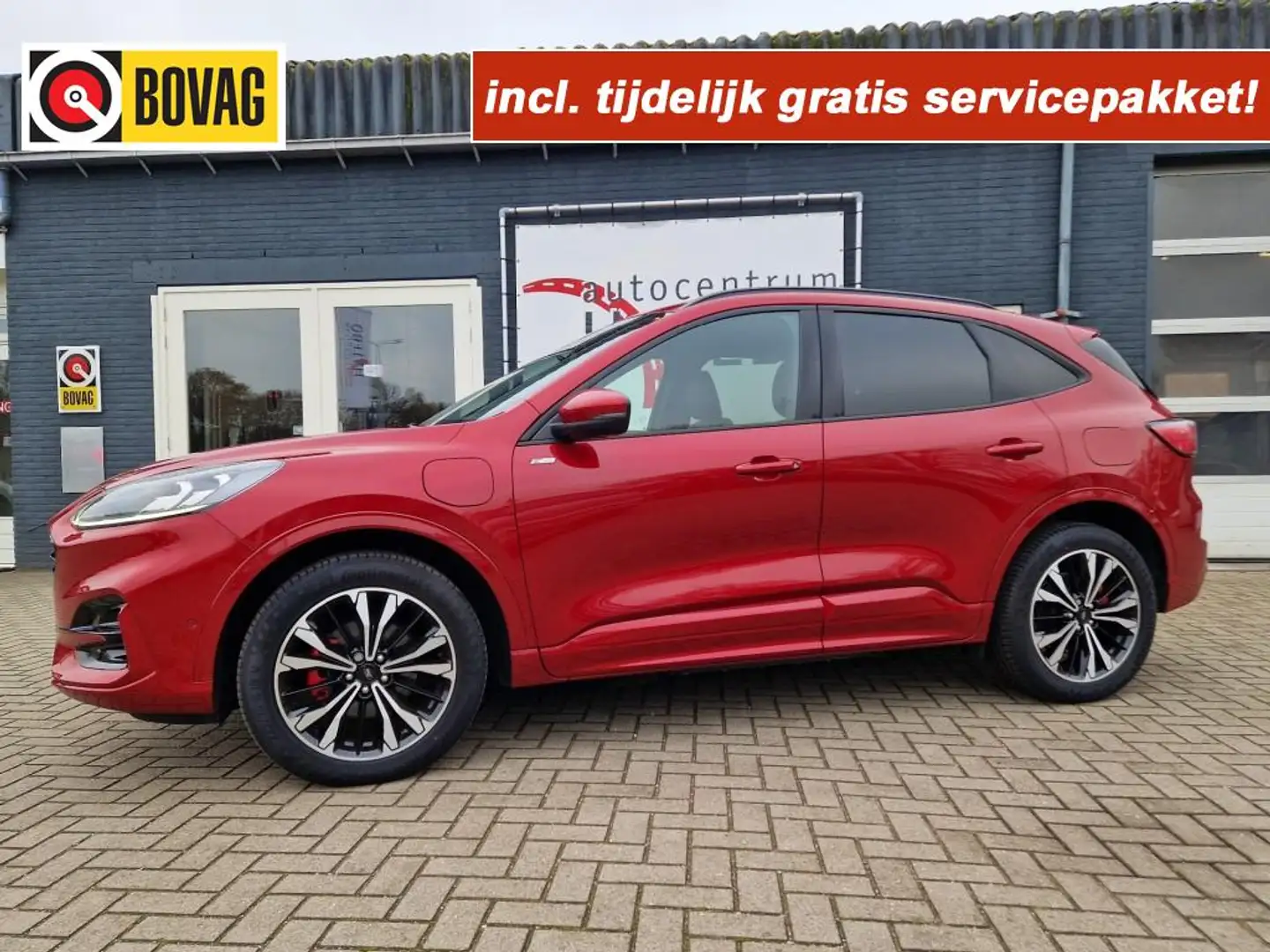 Ford Kuga 2.5 PHEV ST-LineX Navi Leder Apple Virtual Cam. LE Rood - 1