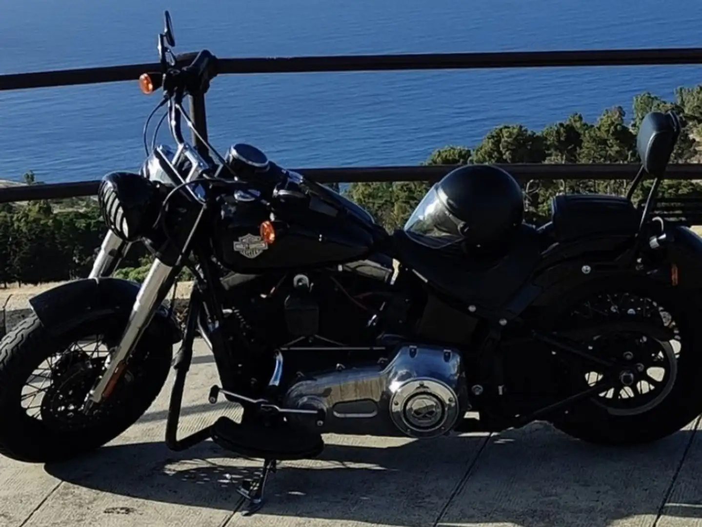 Harley-Davidson Softail Slim Siyah - 1