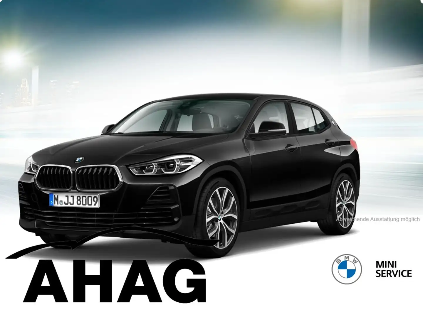 BMW X2 xDrive20d Advantage Steptronic Aut. EDC AHK Schwarz - 2