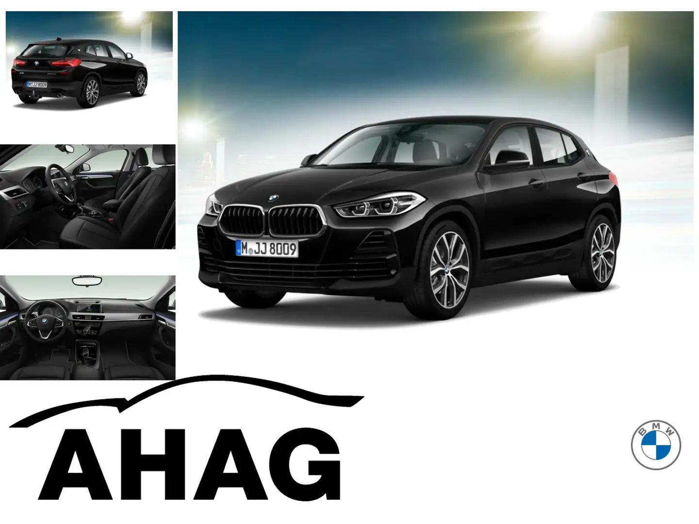 BMW X2 xDrive20d Advantage Steptronic Aut. EDC AHK Schwarz - 1
