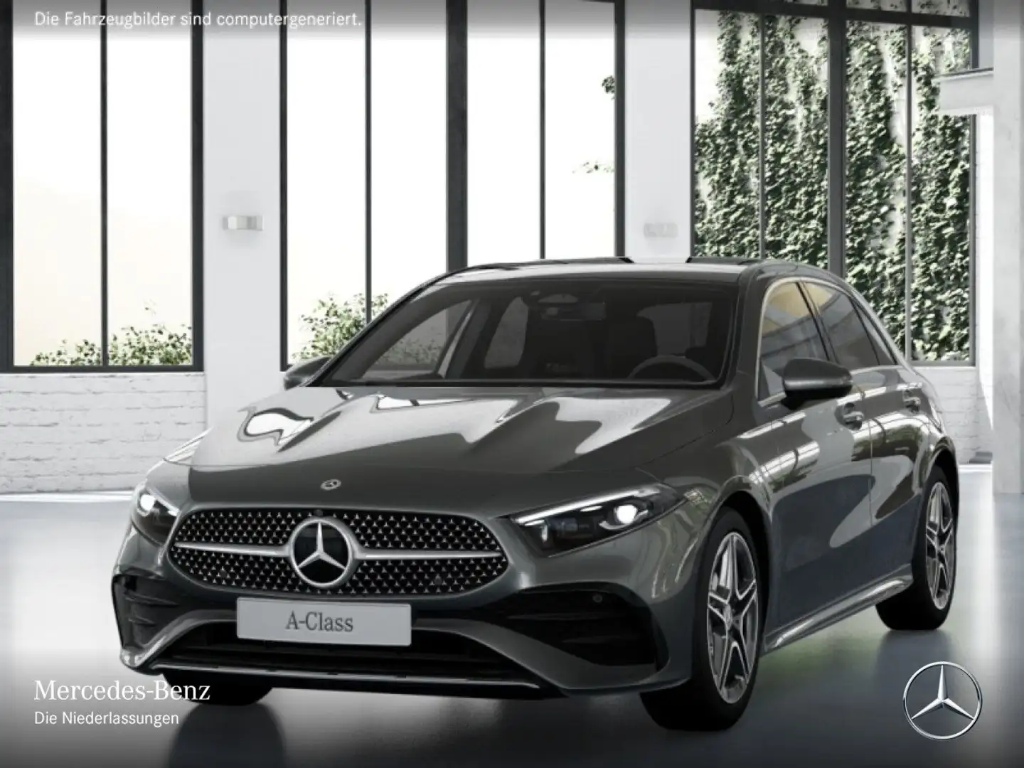 Mercedes-Benz A 200 AMG+PANO+360°+MULTIBEAM+STHZG+TOTW+KEYLESS Grau - 2