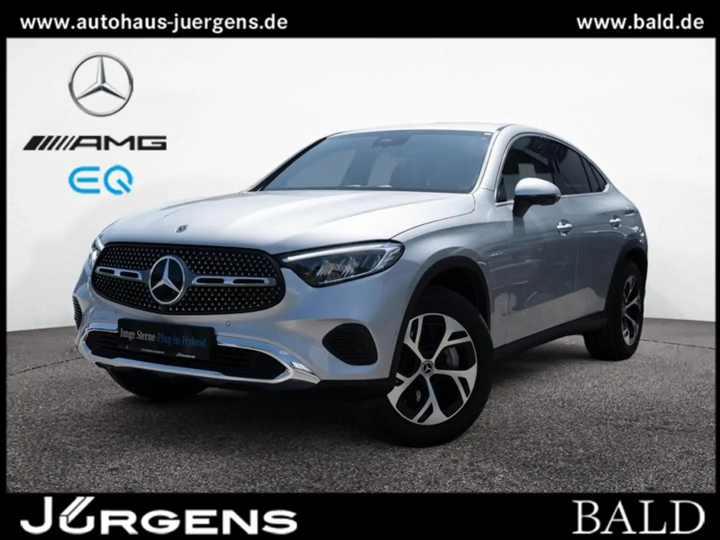 Mercedes-Benz GLC 300 d e 4M Coupé Avantgarde/LED/360/Memo/18" Silber - 2