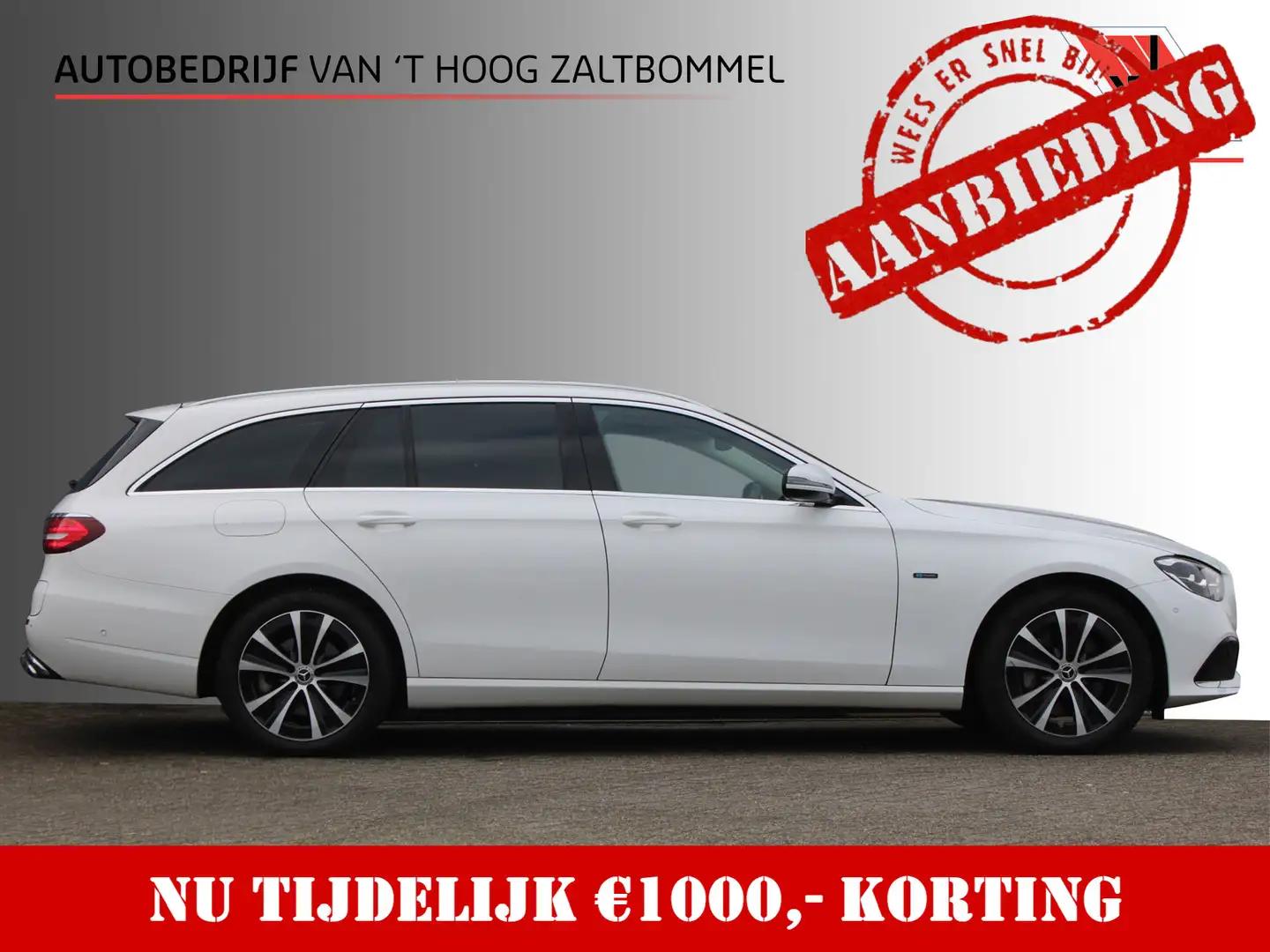 Mercedes-Benz E 300 Estate 300e Avantgarde DISTRONIC WIDESCREEN DAB TR Wit - 1
