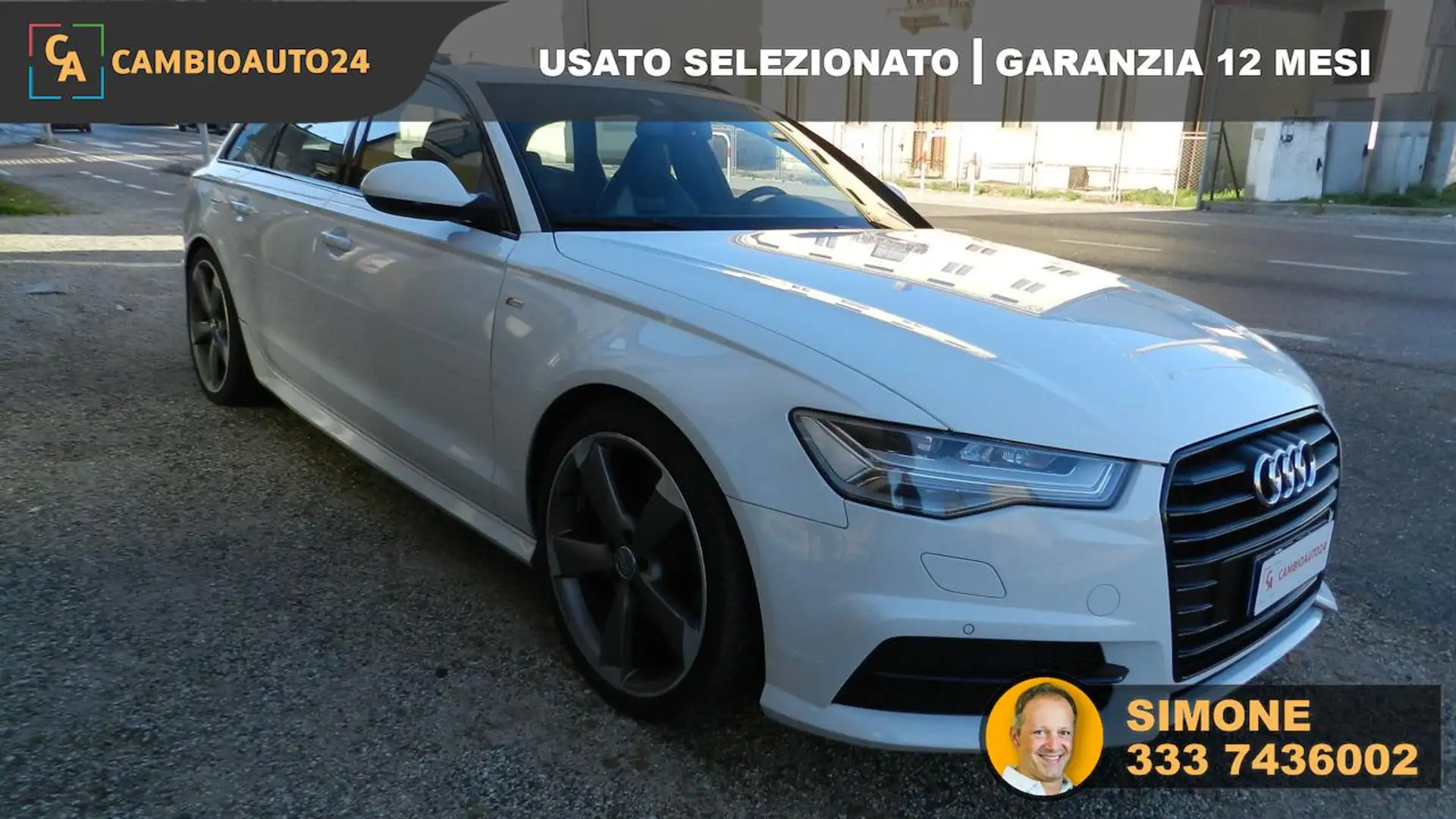Audi A6 Avant 2.0 TDI 190 CV S LINE DOPPIO CERCHIO DA 20° Blanc - 2