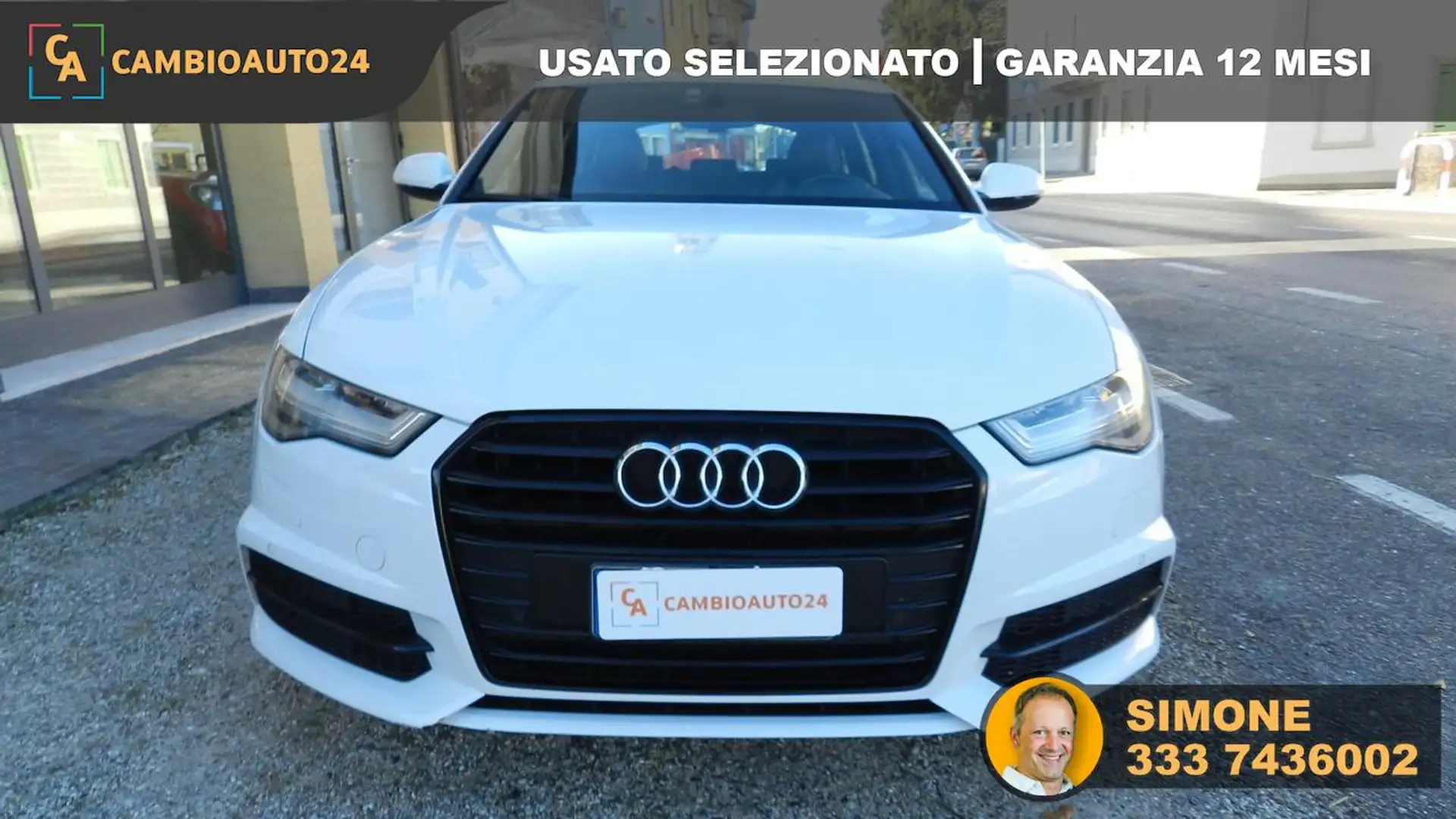 Audi A6 Avant 2.0 TDI 190 CV S LINE DOPPIO CERCHIO DA 20° Blanc - 1