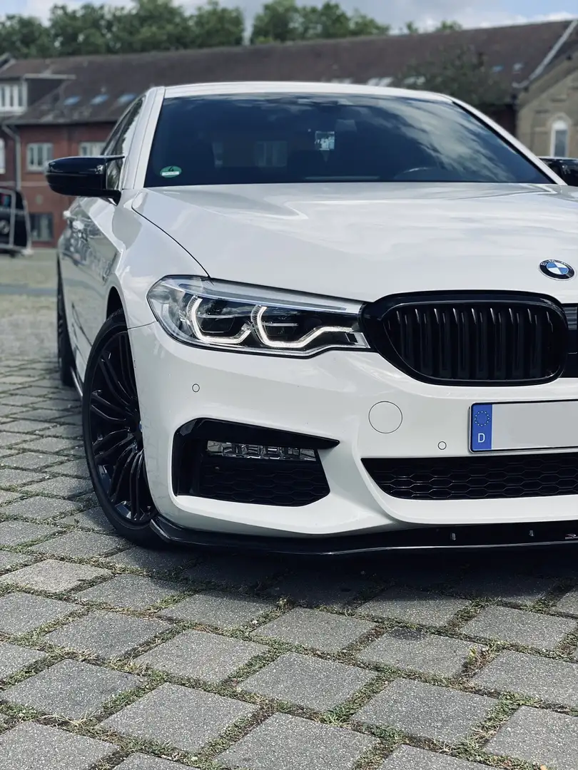 BMW 520 520d Aut. M-Paket Kamera 19 Zoll LED HK Leder Limo Weiß - 1