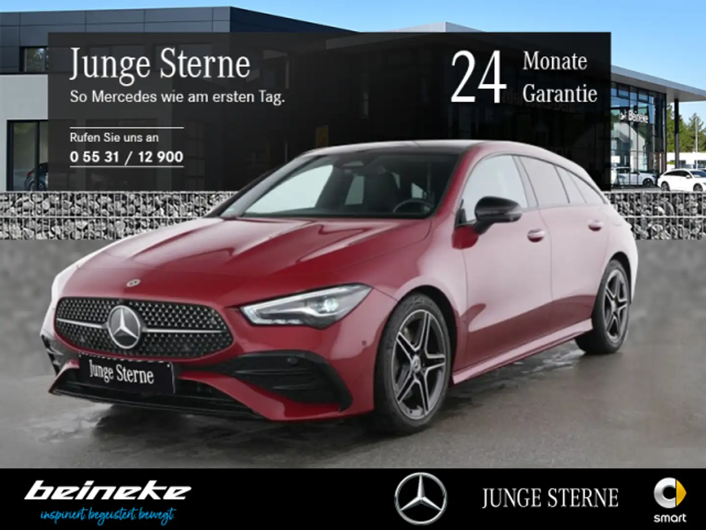 Mercedes-Benz CLA 200 CLA 200 SB AMG Night Pano Distronic Keyless 360° Rot - 1