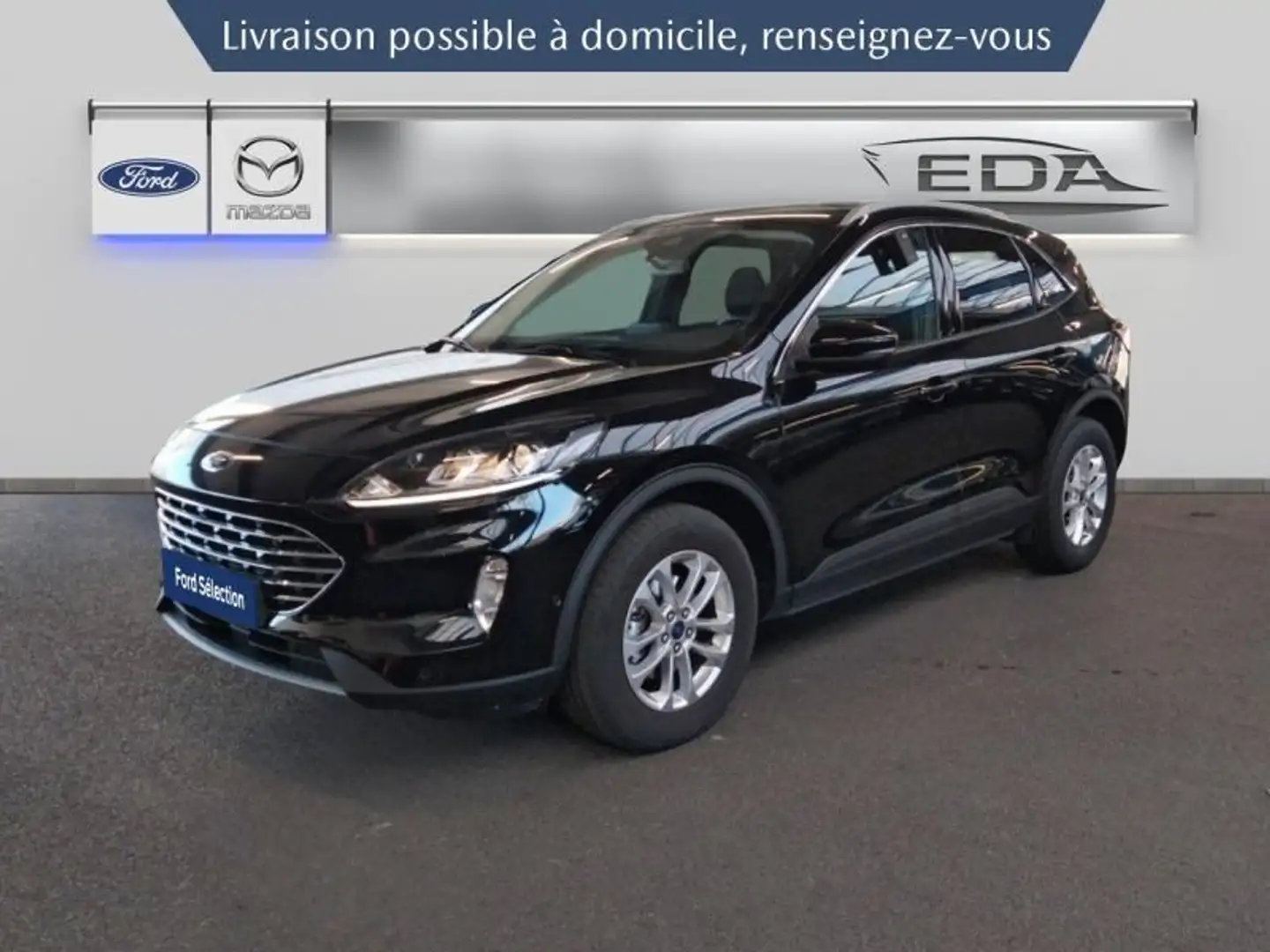 Ford Kuga 2.5 Duratec 190ch FHEV E85 Titanium BVA Noir - 1