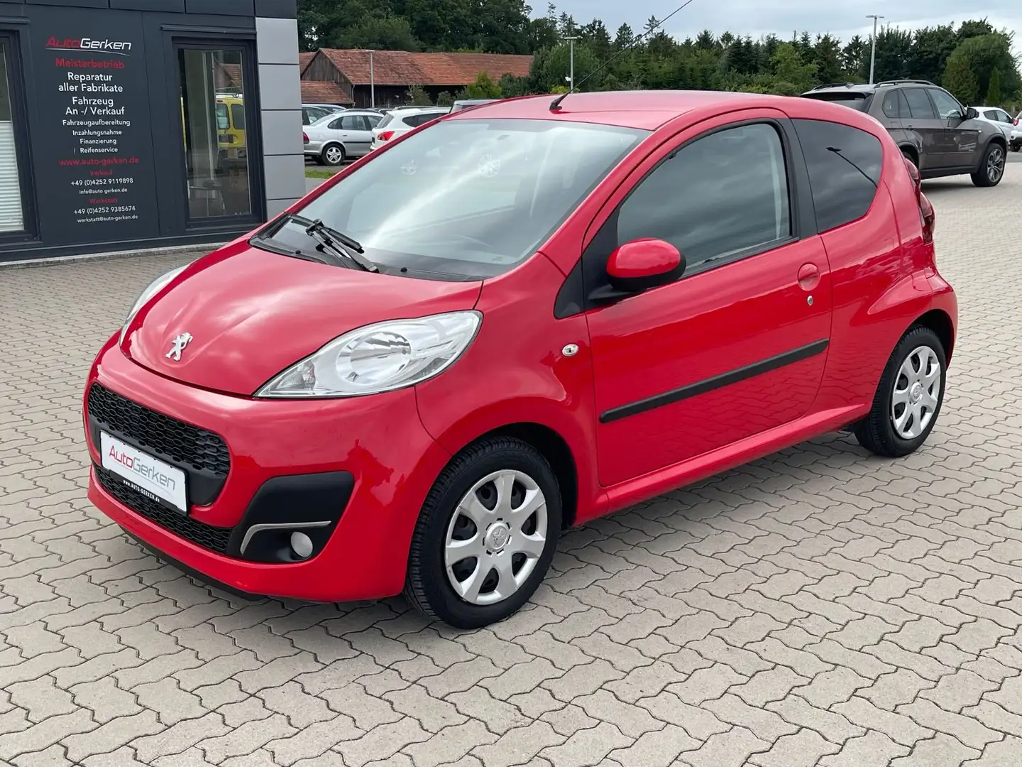 Peugeot 107 Active Automatik TÜV NEU 2HD Klima Rot - 2